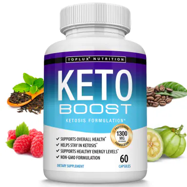 Keto Boost Supplement Ketogenic Formula with Raspberry Ketones, Green Tea Extract and more