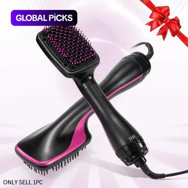 2 in 1 Hair Dryer Brush, Negative Ion Hair Dryer Brush, Hot Air Brush, Hair Styling Tool for Women & Girls, Hairdressing Tool, Hair Dryer Blower, Blow Dryer Comb, Multifunctional Blow Dryer