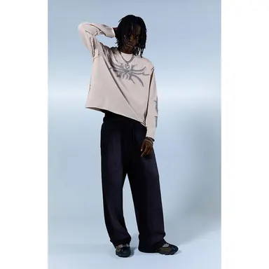 Pacsun Men's Washed Fleece Extreme Baggy Sweatpants