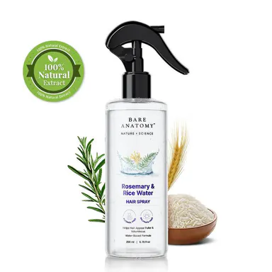 Nature x Science Rosemary Water and Rice Water |100% Natural Extract | Soft & Smooth Hair Non-Greasy & Fast Absorbing | 200 ml