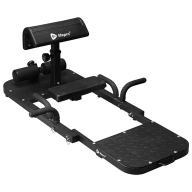 LifePro GluteBlast Hip Thrust Machine - Foldable Home Gym Station for Sculpted Glutes & Lower Back Support | Adjustable Workout Equipment with LIFETIME WARRANTY