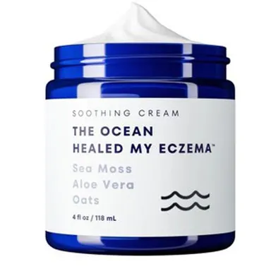 Natural Soothing Cream with Sea Moss & Oats - Eczema Prone Skin or Sensitive Skin - Hydrating & Soothing Cream for Dry Skin