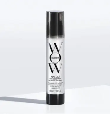 Color Wow Pop + Lock High Gloss Finish Serum | Hair Oil-In-Serum for Frizzy Hair | Anti Frizz Serum for Smooth, Glossy Hair & High Shine Finish | With 3 Levels Of Heat Protection | UV Protection Against Color Fade