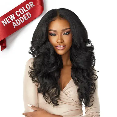 Sensationnel HD Lace Front Hyperrealism Wig - Cloud 9 What Lace 13X6 Latisha, Curly Hair, Realistic Illusion Hairline, Natural Density, Synthetic Wigs for Women, Protective Hairstyles, Unisex