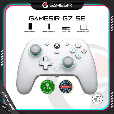 GameSir G7 SE Wired Controller for XBOX Series X|S, XBOX One & Windows 10/11, Plug and Play Gaming Gamepad with Hall Effect Joysticks/Hall Trigger, 3.5mm Audio Jack