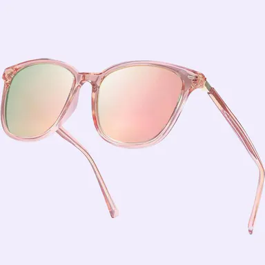 【TRENDY VIBES】MYIAUR Women's Polarized Sunglasses - Big Style Gold-Plated Frame, UV400 Eye Shield, Anti-Glare, Polarized Driving, 2026 Trendy Styling Accessory, Anti-UV Christmas Gift