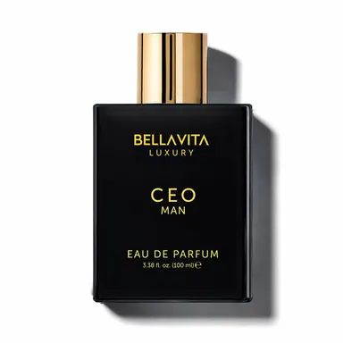 BellaVita Luxury's CEO Man Eau De Parfum 100ml (3.38 Fl.oz) | Lemon, Lavender, Tonka & Agarwood | Long Lasting Perfume for Men | Vegan Perfume | Perfect Gift for Men