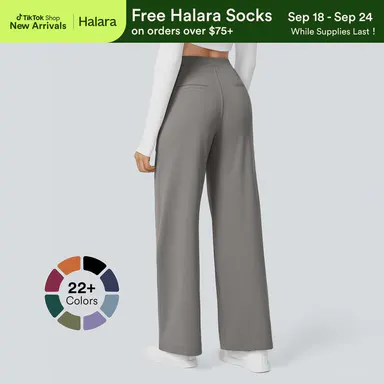 【Creator’s Pick】Halara Flex DayStretch High Waisted Pocket Straight Leg Work Pants