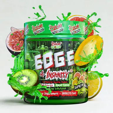 Psycho Pharma Edge of Insanity Pre-Workout (25 Servings) Fitness Supplement