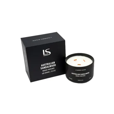 Laundry Sauce Luxury 3-Wick Candle: Premium Scented Fragrance for Home Ambiance & Intense Room-Filling Aroma