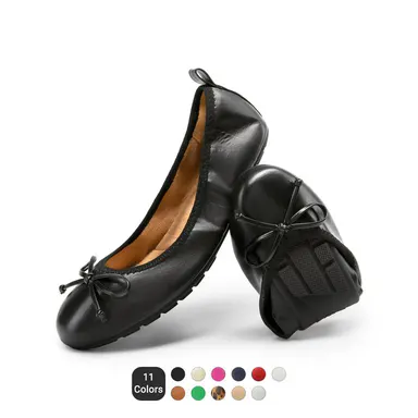 Dream Pairs Women's Flexible Ballet Flats, Foldable Slip On Casual Shoes with Elastic Band & Arch Support, Lightweight & Packable for Travel, Party, Shoes For Women, Women's Shoes,sohochic