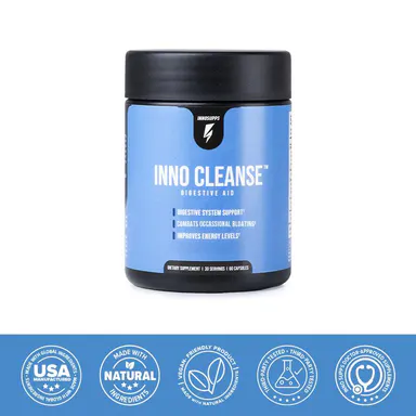 Inno Cleanse by Inno Supps | 14-Day Gut Health Formula | Natural Ingredients | Manufactured in USA Detox Supplements Daily Gut Balance