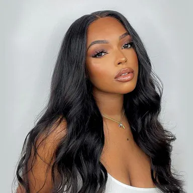 Frodio Veralux™ Blend Human Hair Middle Part Loose Wave Wig | Glueless, Ready to Wear, Blend Hair Wig for Black Women#SohoChic