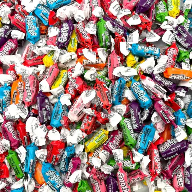 Tootsie Frooties Assorted Sour Sweet Fruity Chewy Candy Snacks - 10 Flavors, Mixed Berry, Strawberry, Office Treats, Food for Back to School Candy Bowls