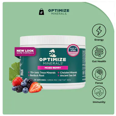 OPTIMIZE MINERALS - Daily Multi Mineral Formula to Support Energy