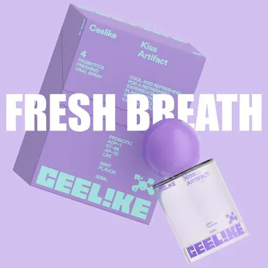 CEELIKE Bad Breath Freshening Oral Spray Bottle, 20ml Sugar-Free Artificial Color-Free Liquid, Long-Lasting Mouth Care Selfcare Product, Portable Mini for Travel & On-the-Go, for Adults #backtoschool