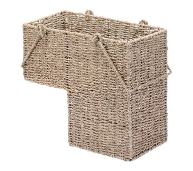 Villacera 14\" Handmade Wicker Stair Case Basketwith Handles