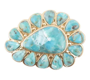 Barse Artisan Crafted Durango Turquoise Statement Ring
