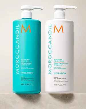 Hydrating Shampoo & Conditioner Liter Bundle for All Hair Types