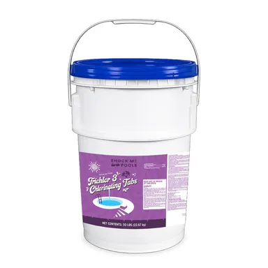 Shock Me Pools Trichlor 3 Inch Pool Tablets