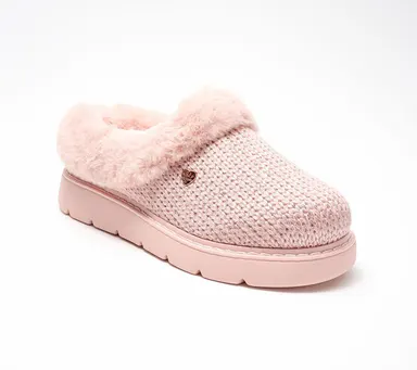 Skechers Bobs Keepsakes Lite Metallic Sweater Knit Slippers