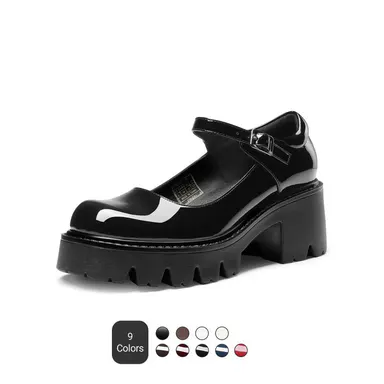 Dream Pairs Women's Mary Janes Platform Heels - Low Chunky Heel, Round Toe, Ankle Strap, '90s Retro Oxfords, Cute Back to School Footwear for Summer, Shoes For Back To School, Women's Shoes, Cute Shoes,back to school,back to school haul