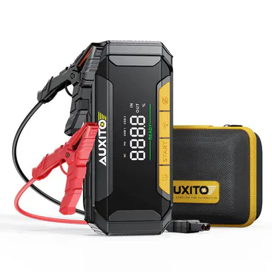 AUXITO 2025 Upgraded Jump Starter 8000A Peak Jump Box(All Gas,up to 10.0L Diesel Engine) 12V Car Portable Battery Jump Starter ,Auto Battery Booster Pack,with 3-Mode Flashlight