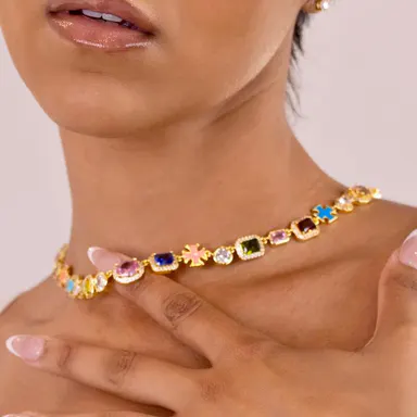 Solstice Gemstone Necklace (Unisex)