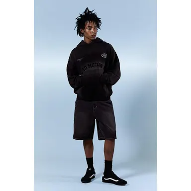 Pacsun Men's Parker Baggy Jean Shorts Carpenter Black