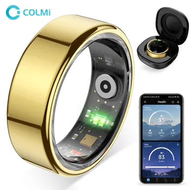 COLMI R02 Unisex Multifunctional Smart Ring, Waterproof 5ATM Swim Ready Chargeable Wearable Tech, Compatible with Smartphones, Fitness Tracker for Phones & Electronics,back to school,back to school haul
