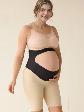 Momcozy Pregnancy Belly Belt YB001, CozySupport Ergonest Maternity Belly Band, Invisible Pregnancy Belt for Back, Abdomen, Waist tiktok shop, A, Maternity clothing, Pregnancy stuff