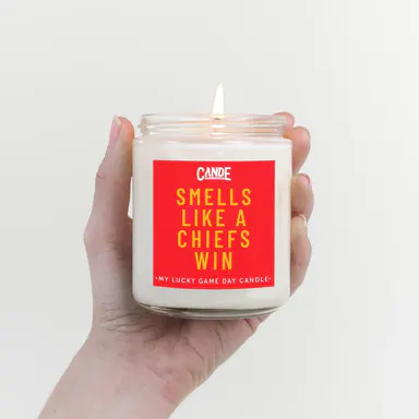 Smells Like a Football Win Fragrance Candle - Home Fragrances with Cozy Aroma, Cotton Wick - 40-Hour Long-Lasting Burn Time - Game Day Home Decor, Football Gift