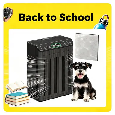 MORENTO 066 HEPA Air Purifier for Large Spaces (Up to 1,690 ft²) - Adjustable Auto Fan Speed, Timer, Pet Mode, Aromatherapy, Real-Time PM2.5 Monitor, Antibacterial, Washable Filter, Allergy Relief, Decor-Friendly Household Appliance for Living Room