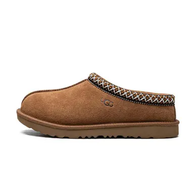 Women’s UGG Tasman II Chestnut Slipper - Fashionable Soft, Fuzzy Fashion, Flat, Indoor Outdoor Styles, Relaxed Footwear, Trendy Casual Fall Winter Walking Shoes, Classic Slide, Fashionable Soft Slippers, Flat Slipper