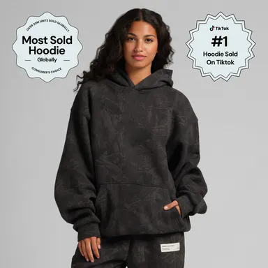 Comfrt | The Camo Hoodie - Mega | Camo Print Hooded Sweatshirt, Cotton Fleece Fabric, Slouchy Fit