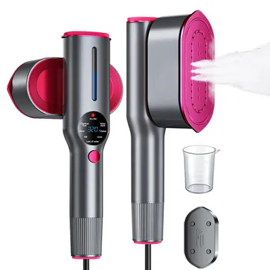 Dr.Flash Handheld Garment Steamer for Clothing, Portable Iron Steamer Combo Travel Steam Generators, 7 Modes with LED Display,  Fast Heating, 90° Swivel Handle, 1-Button Start, Travel Stuff, New Year Gift