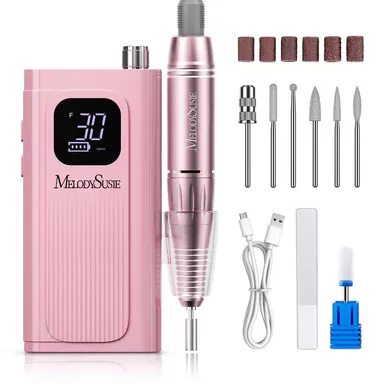 Professional SC300E Rechargeable Nail Drill 30000 RPM for Acrylic Nails Gel Polishing Manicure