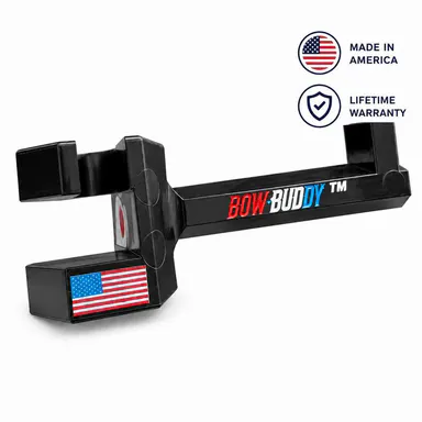 Bow Buddy PRO – Twist-On Bow and Gear Hanger for Trucks & SUVs | No-Tool Install | Universal Fit w/ Spacer | Secure Headrest Mount