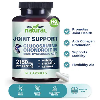 Why Not Natural Glucosamine Chondroitin MSM, Joint Support Supplement