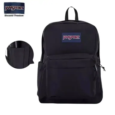 JanSport SuperBreak One Backpack – Lightweight & Durable Bookbag, Backpacks Boys, Large Main Compartment, Front Organizer Pocket, Premium School Backpack, Black