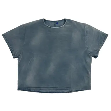 GAP Yeezy Oversized Fleece Yoke Round Neck Casual Menswear Top with Sleeves, Sports & Outdoor Sports Top