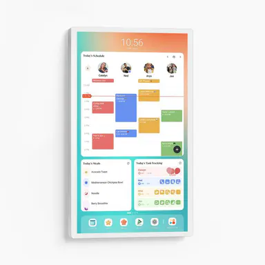 Cozyla Calendar+ 2 Smart Digital Wall Calendar - Family Electronic Calendar with Google Play Store, Customizable Dashboard, Touch Screen, Voice Agent, Chore Chart & Reward, Meal Planner, Desk Stand, Grocery List, Entertainment Support, Smart Calendar For