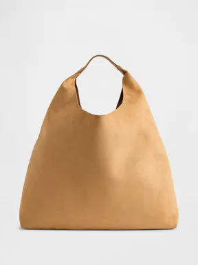 Gap Women's Vegan Suede Slouchy Tote Bag