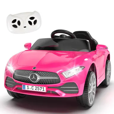 Licensed Mercedes-Benz CLS 350,12V Kids Ride On Electric Car w/Parents Control,2WD,Four-Wheel Suspension Kids Ride On toy, Music, Bluetooth, Headlights, Slow Start, Adjustable Speed For Kids Aged 2-4. summerwins, Boy Gifts, Cool Gifts For Kids, Kids Toys