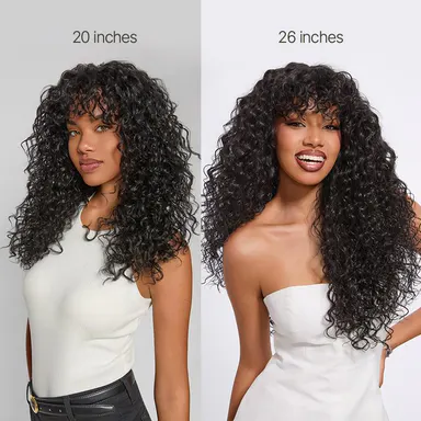 Frodio Veralux™ Blend Human Hair Boho Curly Wig with Bangs Effortless Shaggy Waves | Ready To Wear#SohoChic