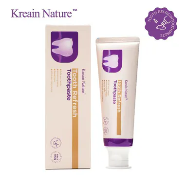 Kreain Nature 2 Oral Care Toothpaste, fresh breath, prevent tooth loss, natural ingredients, gentle care #backtoschool