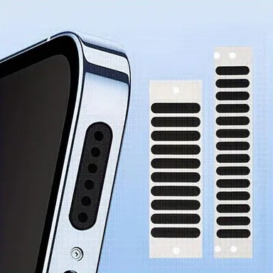 24pcs Universal Smartphone Speaker Dustproof Mesh Cover Accessory Pack, Audio Clarity Enhancing, Easy to Apply Phone Accessory, Ideal Gift for Any Occasion (Battery-Free)