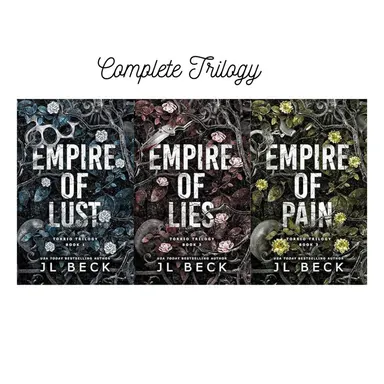 Torrio Empire Series Complete Trilogy - J.L. Beck’s Gripping English Literature Book Set for Readers, 3 Books in 1 Series (3 Volumes)