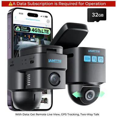 LAMTTO 4G LTE Car Security Camera with 24/7 Live View from Phone – 7-Day FREE Trial Then $0.41/Day | GPS Tracking, OBD Parking Monitor & Real-Time Alerts | Cellular Car Camera & Dash Cam & Car Accessories sohochic