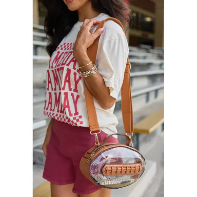 Kelce Brown Football Clear Bag DOORBUSTER